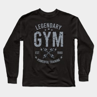 LEGENDARY GYM POSTER Long Sleeve T-Shirt